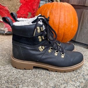 TOMS lace up boots